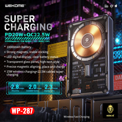 Sạc Dự Phòng WP-287 WEKOME