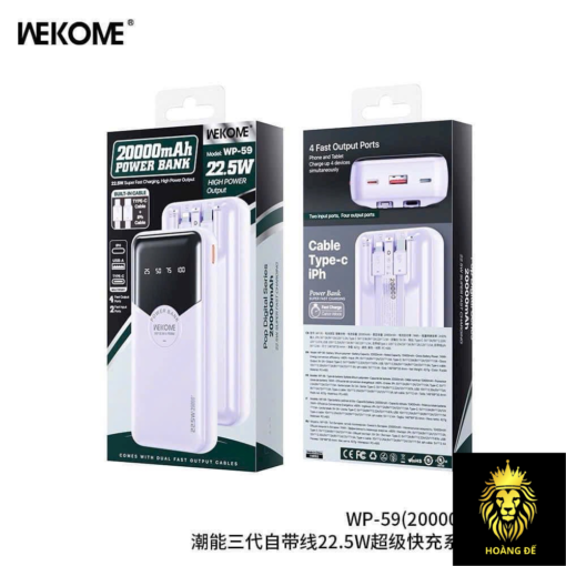 Sạc dự phòng WEKOME WP-59