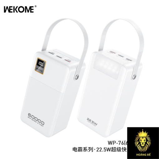 Sạc Dự Phòng WEKOME WP-76 60000mah