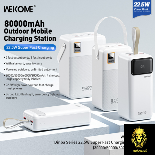 Sạc Dự Phòng WEKOME WP-73 30000mah