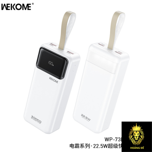 Sạc Dự Phòng WEKOME WP-73 30000mah