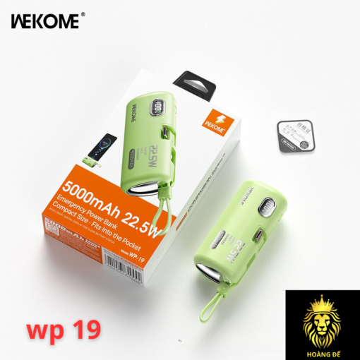 sạc dự phòng wekome wp-19