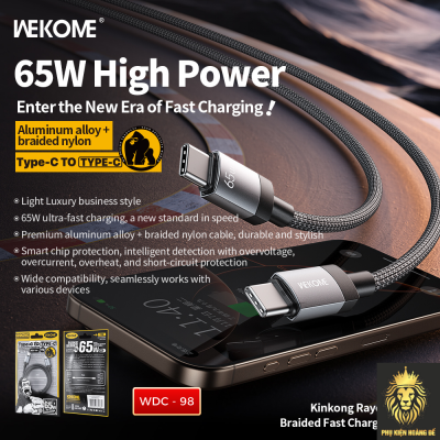 Cáp sạc Siêu nhanh WEKOME WDC-98