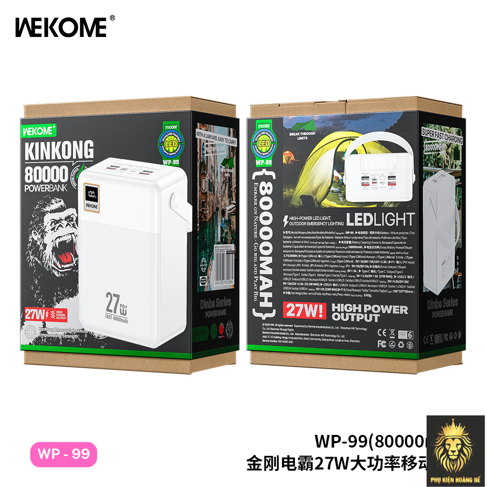 SẠC DỰ PHÒNG WP – 99 SẠC DỰ PHÒNG WP – 99