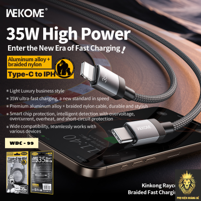 Cáp sạc nhanh iP WEKOME WDC 99