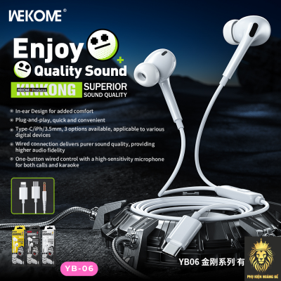 TAI NGHE DÂY WEKOME YB06