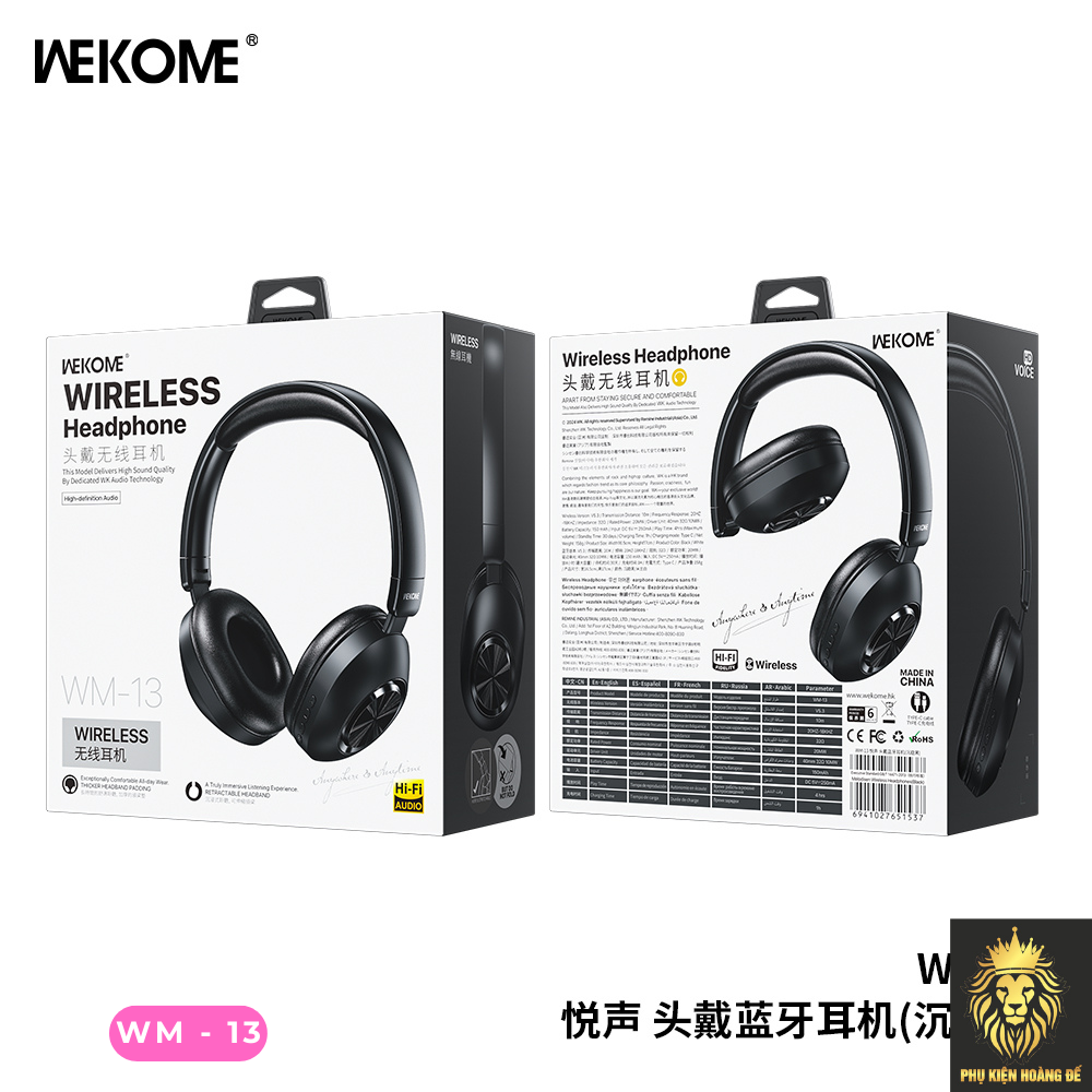 TAI NGHE CHỤP WM 13 WEKOME TAI NGHE CHỤP WM 13 WEKOME