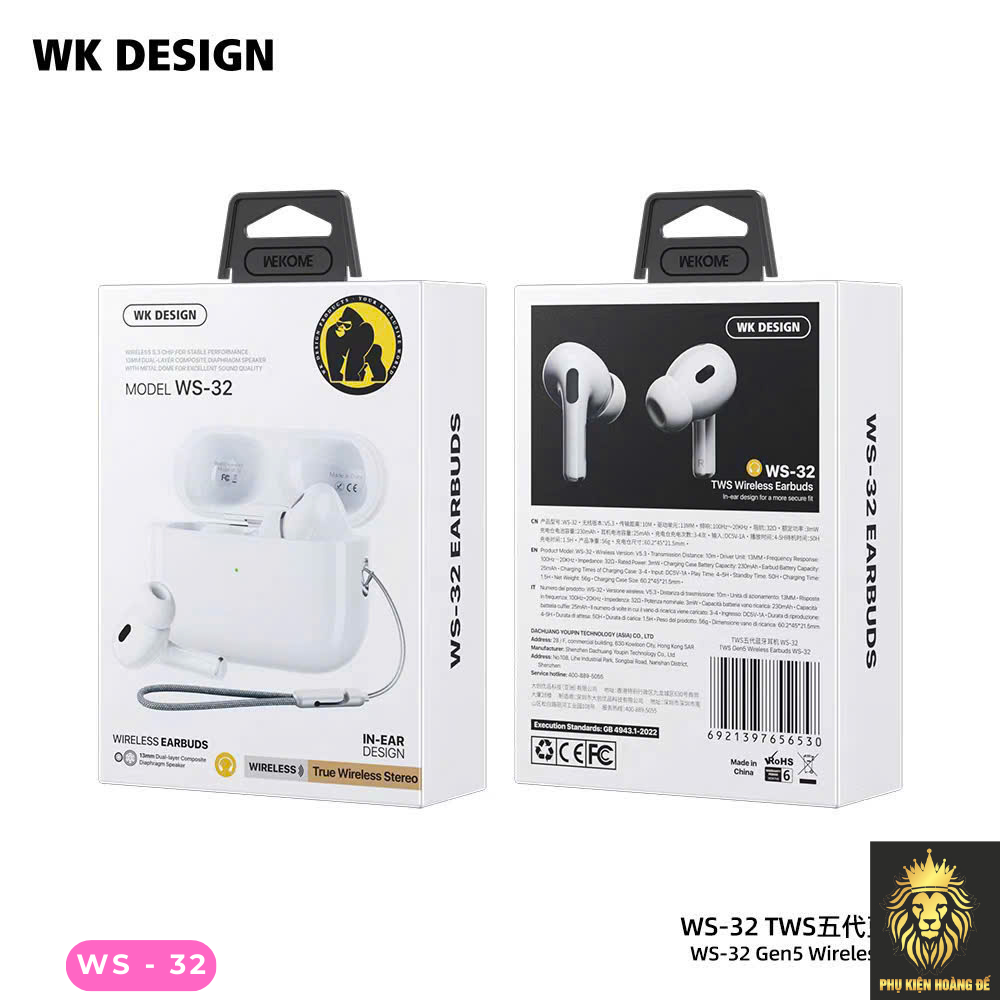 TAI NGHE BLT WEKOME WS - 32 TAI NGHE BLT WEKOME WS - 32