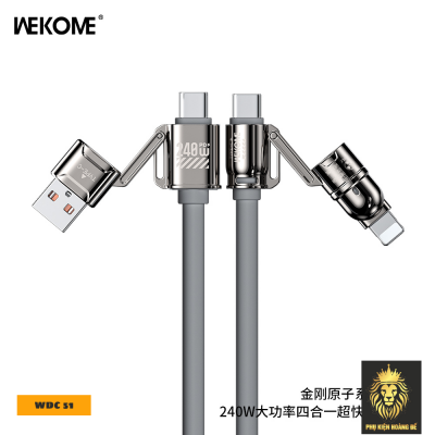 Dây Cáp Sạc Nhanh 240W Wekome WDC 51