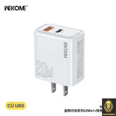 Củ sạc nhanh Wekome WP-U60