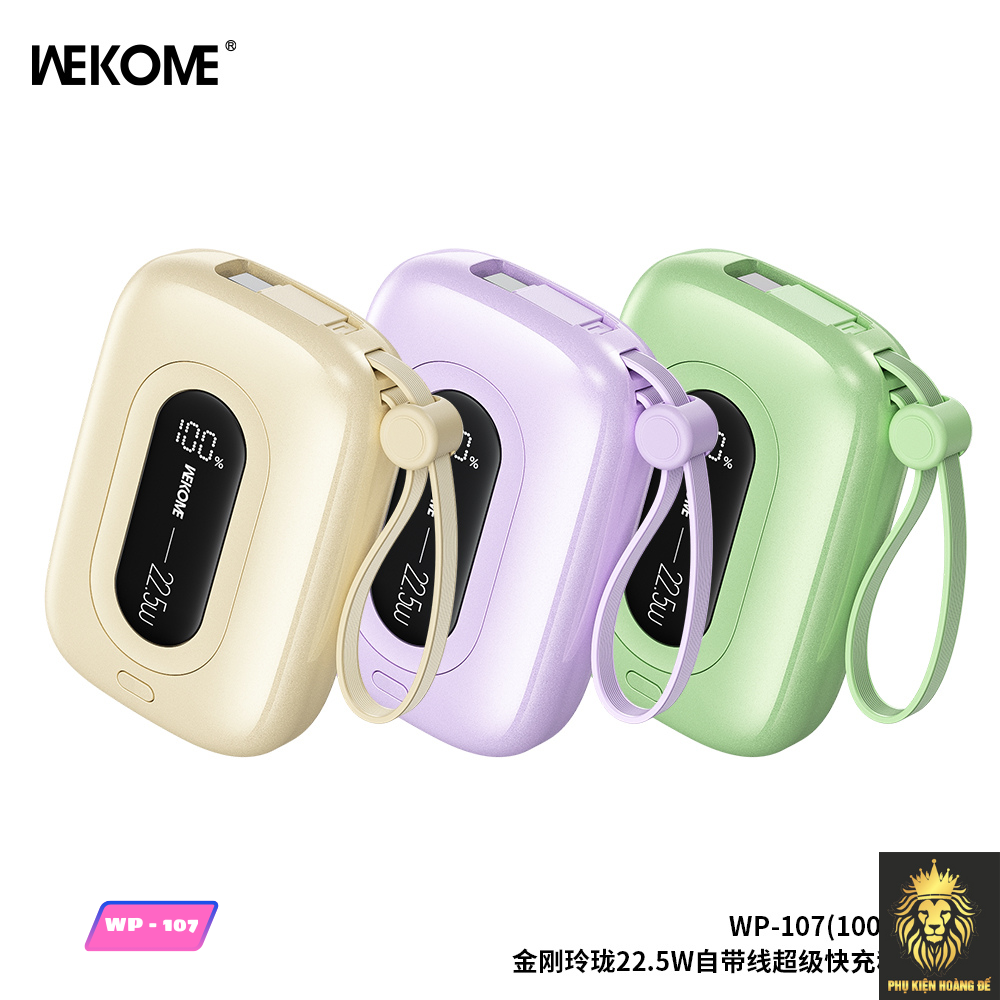 SẠC DỰ PHÒNG MINI WP-107 SẠC DỰ PHÒNG MINI WP-107