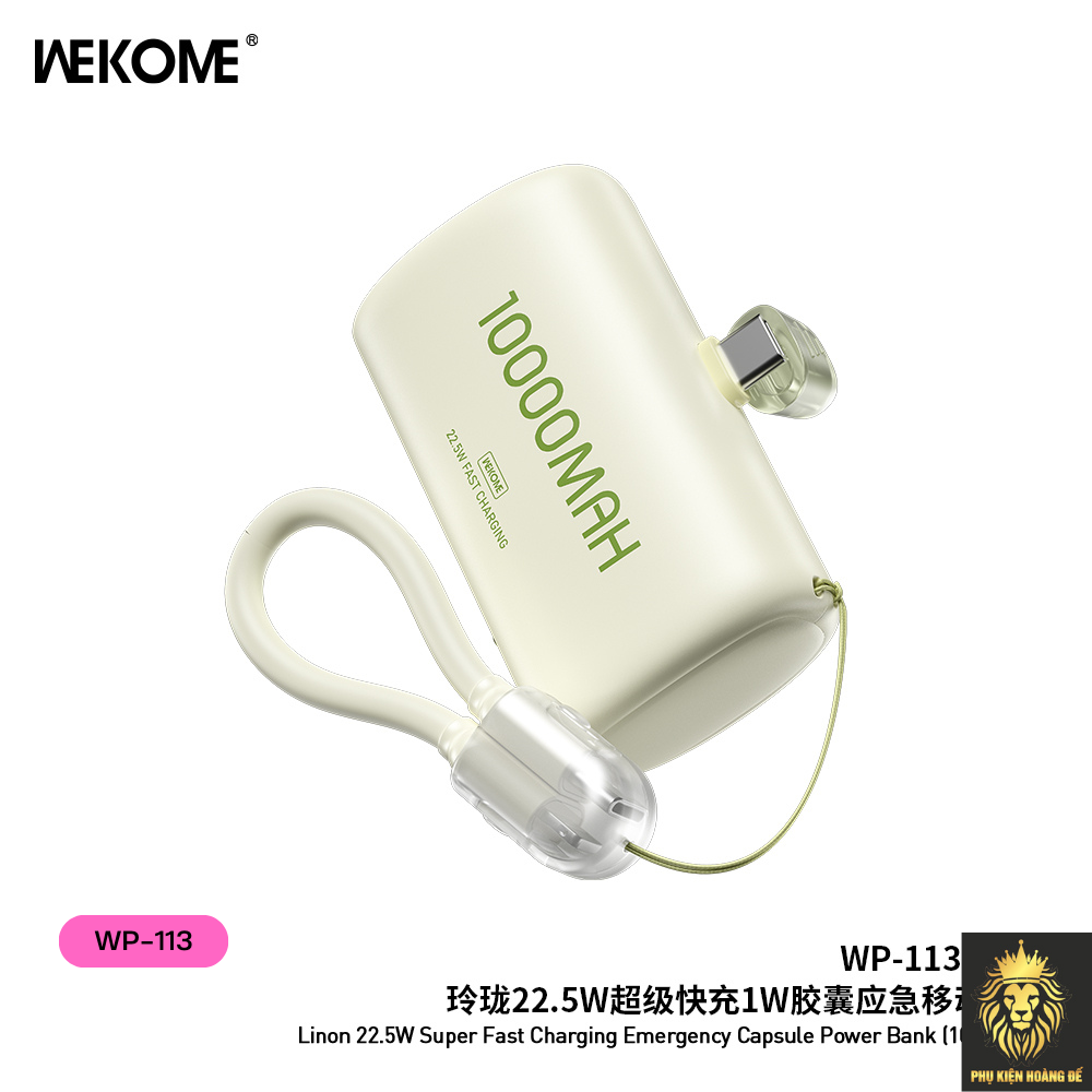 SẠC DỰ PHÒNG MINI WP – 113 SẠC DỰ PHÒNG MINI WP – 113