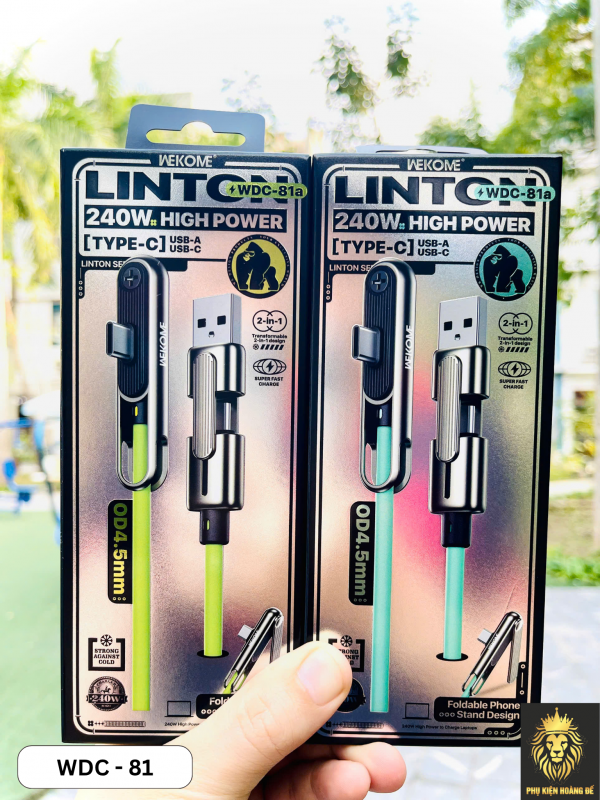 CÁP SẠC NHANH WEKOME WDC - 81