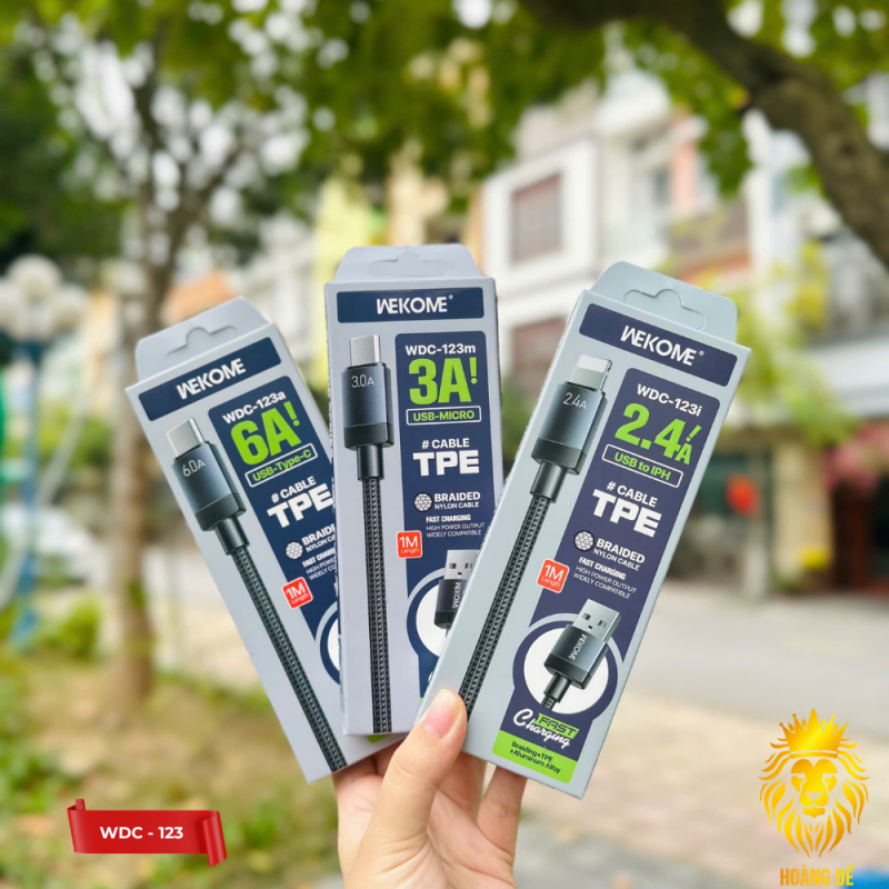 Cáp Sạc WEKOME WDC-123i 2.4A