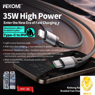 Cáp Sạc Nhanh WEKOME WDC-125 35W