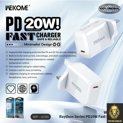 Củ sạc nhanh WEKOME WP-U100