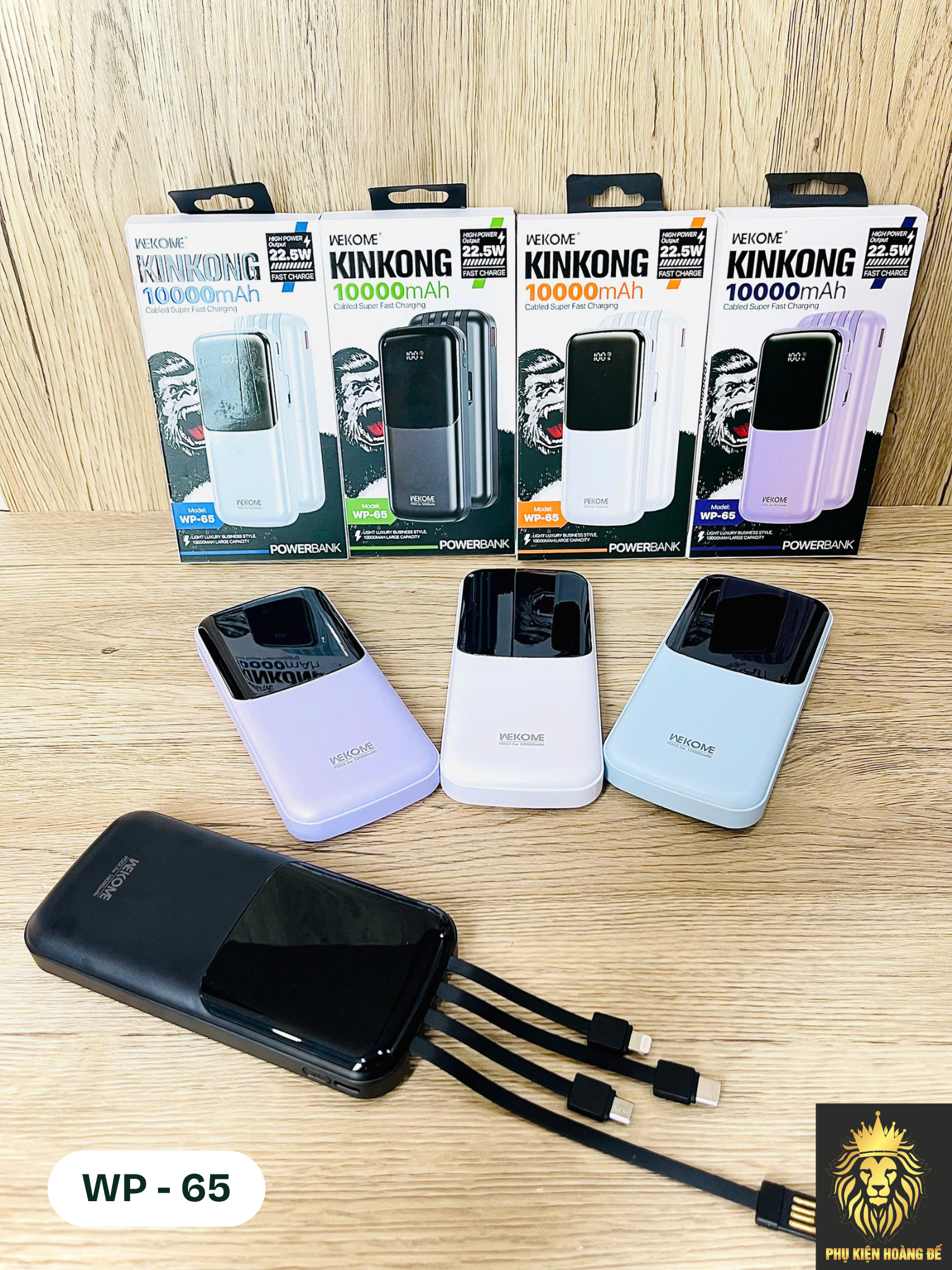 Sạc dự phòng WEKOME WP - 65 Sạc dự phòng WEKOME WP - 65