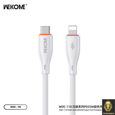 Cáp sạc nhanh WEKOME WDC - 118 35W