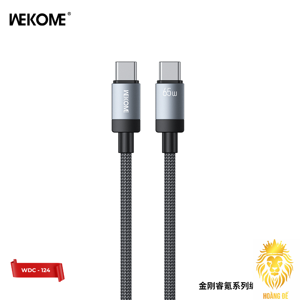 Cáp Sạc Nhanh WEKOME WDC-124 65W Cáp Sạc Nhanh WEKOME WDC-124 65W