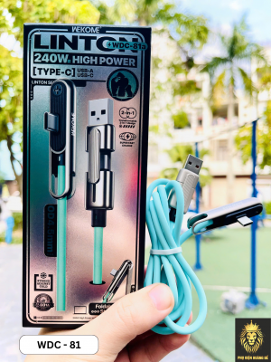 CÁP SẠC NHANH WEKOME WDC - 81