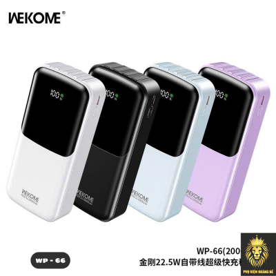 Sạc dự phòng WEKOME SDP 66