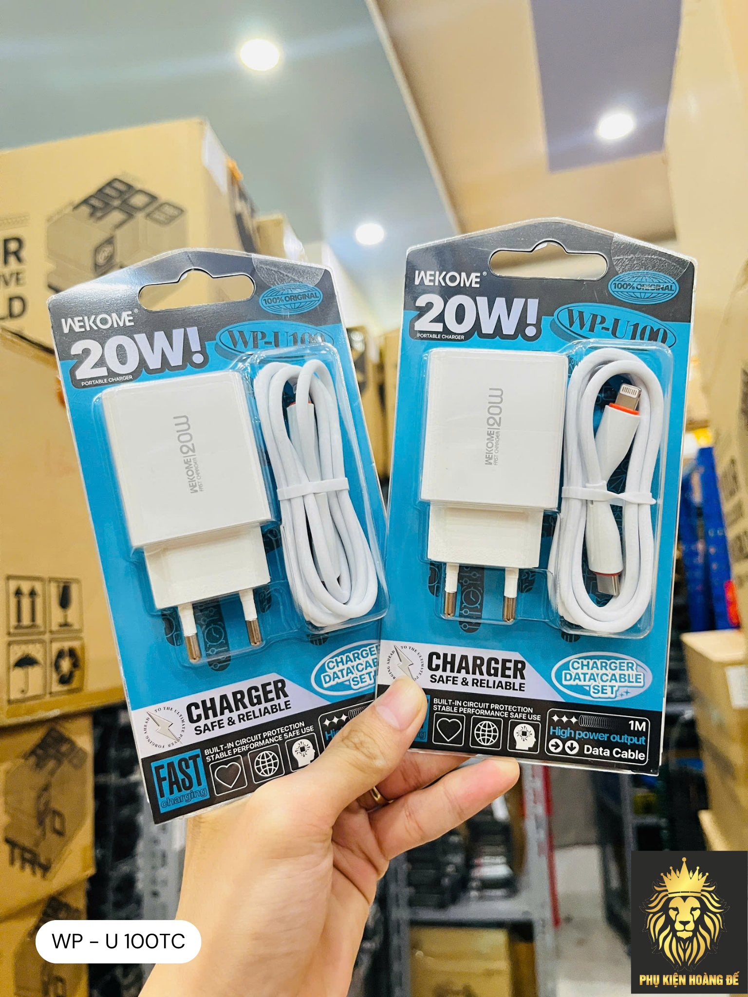 Bộ sạc nhanh WEKOME WP-U100 Bộ sạc nhanh WEKOME WP-U100