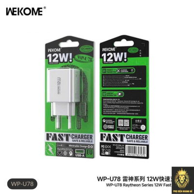 Bộ sạc nhanh WEKOME U78