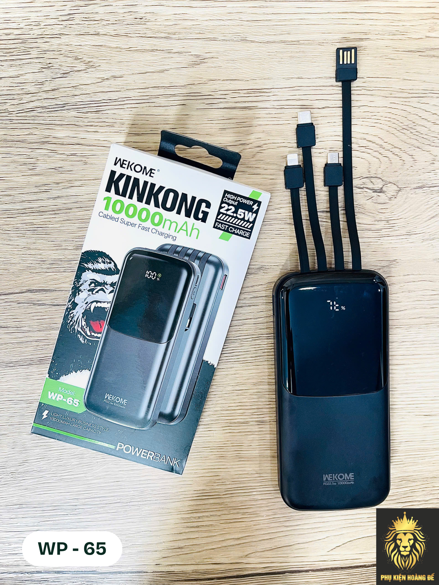 Sạc dự phòng WEKOME WP - 65 Sạc dự phòng WEKOME WP - 65